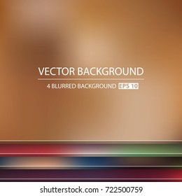 Abstract Creative concept vector multicolored blurred background set. For Web and Mobile Applications, art illustration template design, business infographic and social media, modern decoration.