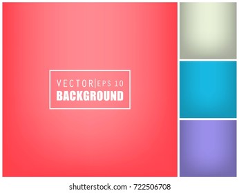 Abstract Creative concept vector multicolored blurred background set. For Web and Mobile Applications, art illustration template design, business infographic and social media, modern decoration.