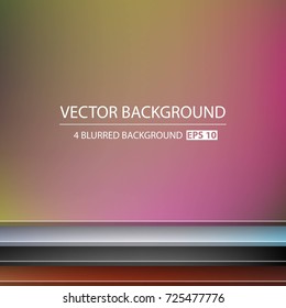 Abstract Creative concept vector multicolored blurred background set. For Web and Mobile Applications, art illustration template design, business infographic and social media, modern decoration.