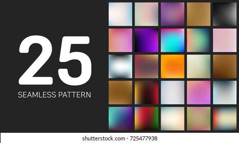 Abstract Creative concept vector multicolored blurred background set. For Web and Mobile Applications, art illustration template design, business infographic and social media, modern decoration.