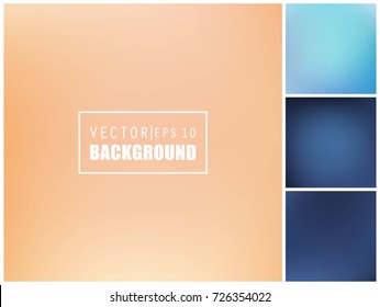 Abstract Creative concept vector multicolored blurred background set. For Web and Mobile Applications, art illustration template design, business infographic and social media, modern decoration.