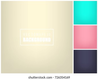 Abstract Creative concept vector multicolored blurred background set. For Web and Mobile Applications, art illustration template design, business infographic and social media, modern decoration.