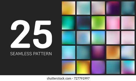 Abstract Creative concept vector multicolored blurred background set. For Web and Mobile Applications, art illustration template design, business infographic and social media, modern decoration.