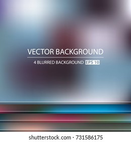 Abstract Creative concept vector multicolored blurred background set. For Web and Mobile Applications, art illustration template design, business infographic and social media, modern decoration.