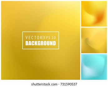 Abstract Creative concept vector multicolored blurred background set. For Web and Mobile Applications, art illustration template design, business infographic and social media, modern decoration.
