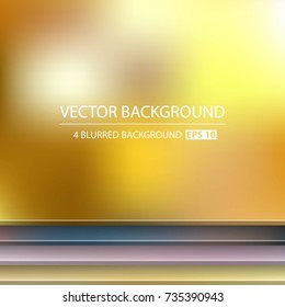 Abstract Creative concept vector multicolored blurred background set. For Web and Mobile Applications, art illustration template design, business infographic and social media, modern decoration.