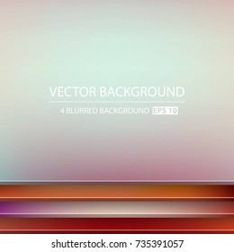 Abstract Creative concept vector multicolored blurred background set. For Web and Mobile Applications, art illustration template design, business infographic and social media, modern decoration.