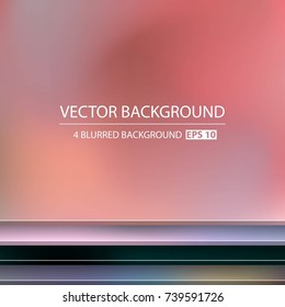 Abstract Creative concept vector multicolored blurred background set. For Web and Mobile Applications, art illustration template design, business infographic and social media, modern decoration.
