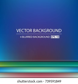 Abstract Creative concept vector multicolored blurred background set. For Web and Mobile Applications, art illustration template design, business infographic and social media, modern decoration.