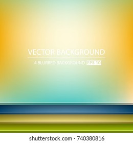 Abstract Creative concept vector multicolored blurred background set. For Web and Mobile Applications, art illustration template design, business infographic and social media, modern decoration.