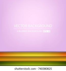 Abstract Creative concept vector multicolored blurred background set. For Web and Mobile Applications, art illustration template design, business infographic and social media, modern decoration.