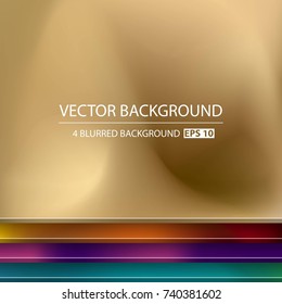 Abstract Creative concept vector multicolored blurred background set. For Web and Mobile Applications, art illustration template design, business infographic and social media, modern decoration.