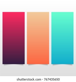 Abstract Creative concept vector multicolored background. Colorful smooth banner template 