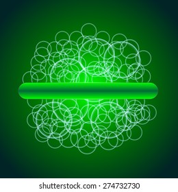 Abstract Creative concept vector shiny transparent bubbles for Web and Mobile 