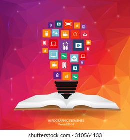 Abstract creative concept vector siluet hands of icons. For web and mobile applications isolated on background, illustration template design, Business infographic and social media.
