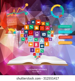 Abstract creative concept vector siluet hands of icons. For web and mobile applications isolated on background, illustration template design, Business infographic and social media.