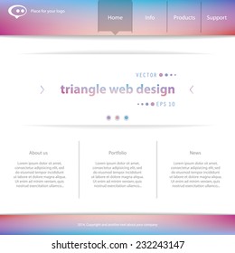 Abstract Creative concept vector website template. For modern art web and mobile Applications isolated on background, interface, illustration design, business infographic and social multimedia icon.