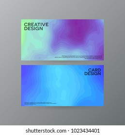 Abstract, creative cover concepts collection. Set of bright vector shapes. Topography colorful patterns . Banner, brochure, magazine, poster, cover, annual report, card template layout. Colour mixing