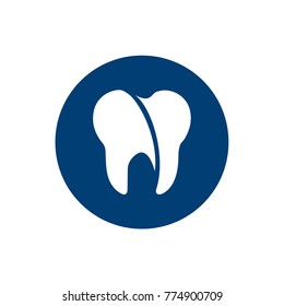abstract creative dental clinic logo template
