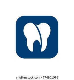 abstract creative dental clinic logo template