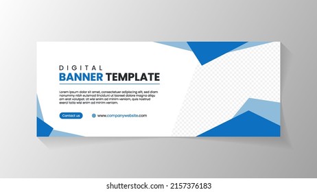 Abstract and creative design banner and social media cover design template for promotion your business