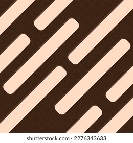 Abstract creative design with coffee color background.