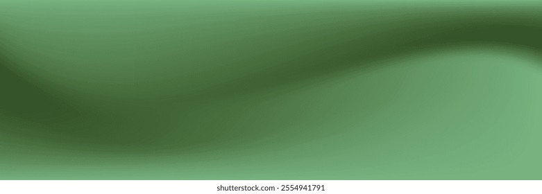 Abstract creative design of light green curve shaped paper on plain background. Monochrome background vector eps 10