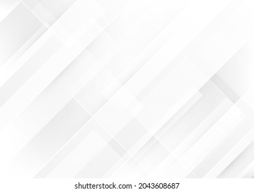 Abstract creative design modern white and gray geometric stripes pattern background. Vector illustration