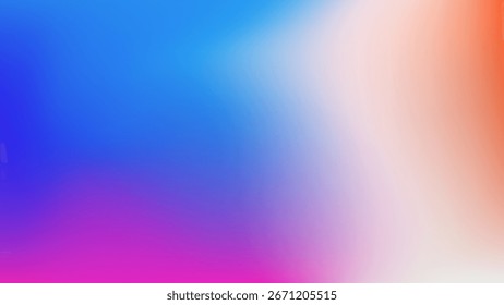 Abstrato criativo dreamy gradiente fundo banner ou capa com design de desfoque multi cor. Plano de fundo gradiente de Desfoque Suave 