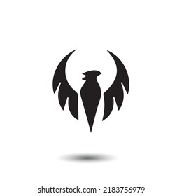 Abstract creative eagle logo design vector illustration