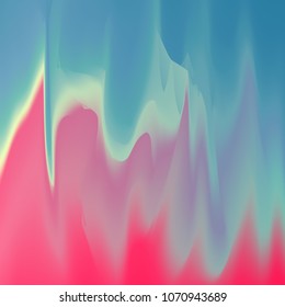 Abstract Creative Fluid multicolored blurred background