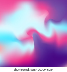 Abstract Creative Fluid multicolored blurred background