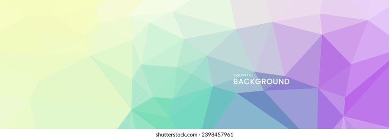 abstract creative geometric art colorful background with triangles