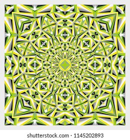 Abstract creative geometric shawl, scarf pattern. Vector ornamental background for textile, surface, decor design.