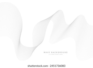 Abstract creative gray wave background