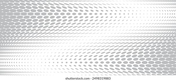 El patrón abstracto creativo de puntos de onda de gran a Pequeña repetición se puede usar de fondo.