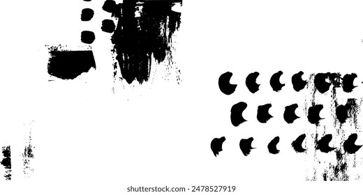 Abstract creative hand drawn background. Basis graphics universal use black and white