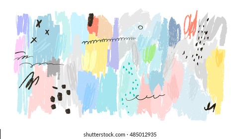 Abstract creative header. Modern artistic background. Vector. Isolated