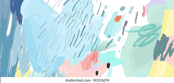 Abstract creative header. Modern artistic background. Contemporary graphic design. Vector. 