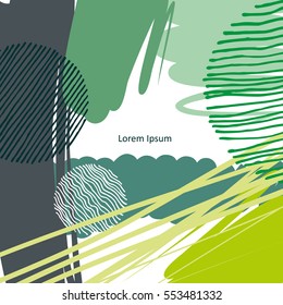 Abstract creative header. Modern universal background. Wedding, anniversary, birthday, Valentine's day, party invitations. Vector illustration