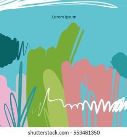 Abstract creative header. Modern universal background. Wedding, anniversary, birthday, Valentine's day, party invitations. Vector illustration