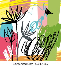 Abstract creative header. Modern universal background. Wedding, anniversary, birthday, Valentine's day, party invitations. Vector illustration