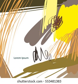 Abstract creative header. Modern universal background. Wedding, anniversary, birthday, Valentine's day, party invitations. Vector illustration