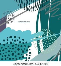 Abstract creative header. Modern universal background. Wedding, anniversary, birthday, Valentine's day, party invitations. Vector illustration