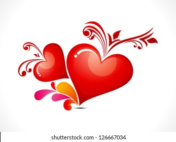 abstract creative heart vector illustration