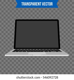 Abstract creative Laptop. Isolated mockup on background. Isometric 3D style template. For web and mobile app clipart art. Concept idea design element. Vector illustration infographics theme.