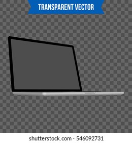 Abstract creative Laptop. Isolated mockup on background. Isometric 3D style template. For web and mobile app clipart art. Concept idea design element. Vector illustration infographics theme.