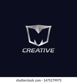 Abstract Creative Letter M Logo
