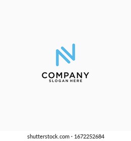 letra creativa abstracta y logotipo