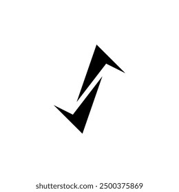 Abstract creative letter S and check mark logo design, editable vector illustration.